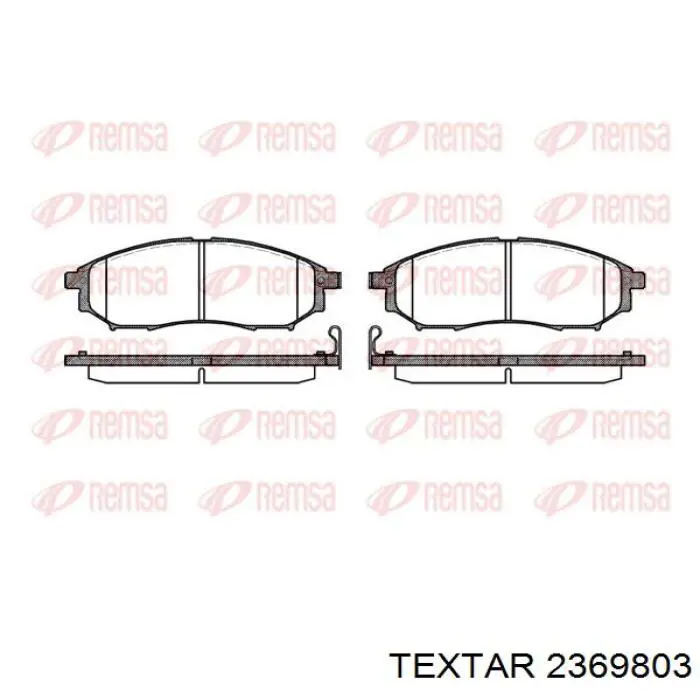 Pastillas de freno delanteras Nissan Navara D40M