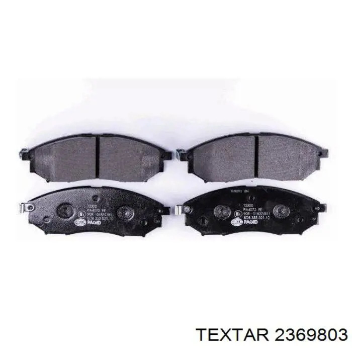 Pastillas de freno delanteras Nissan Navara D40M