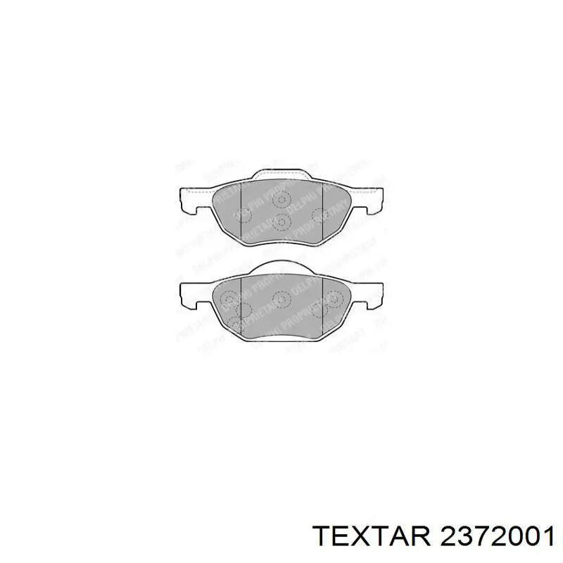 Comprar 2372001 Textar Pastillas delanteras de freno