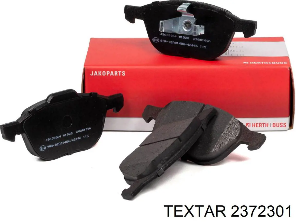 2372301 Textar Pastillas delanteras