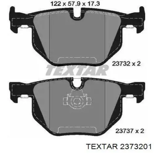 Comprar 2373201 Textar Pastillas de freno traseras