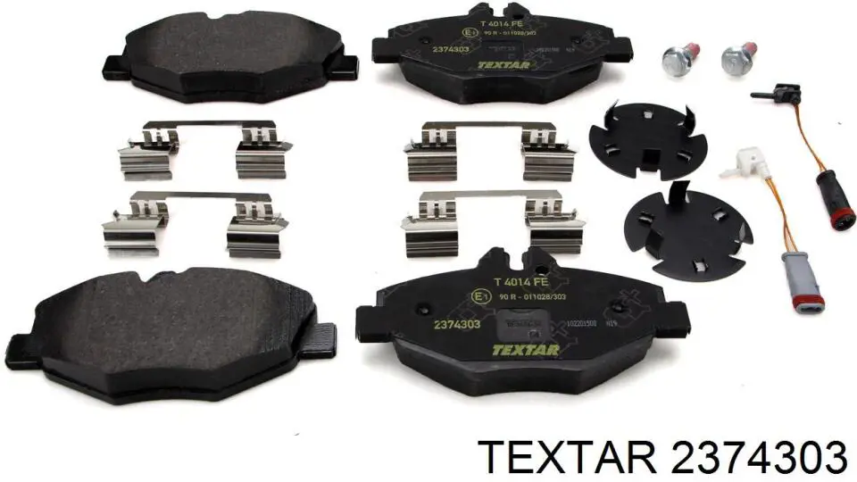 Comprar 2374303 Textar Pastillas delanteras de freno