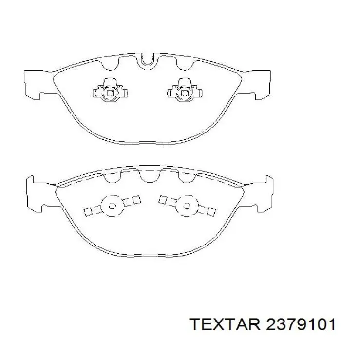 Pastillas freno delanteras Textar 2379101 precio, desde 46,04 EUR