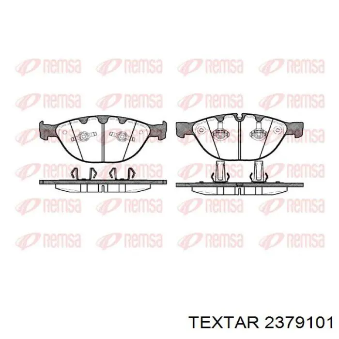 Comprar 2379101 Textar Pastillas delanteras de freno