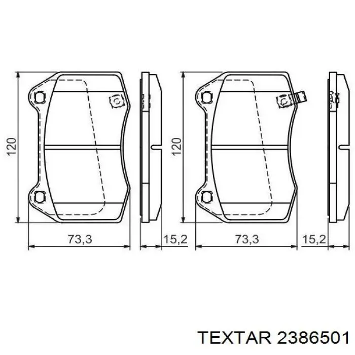 Pastillas de freno delanteras Subaru Impreza 3 GH