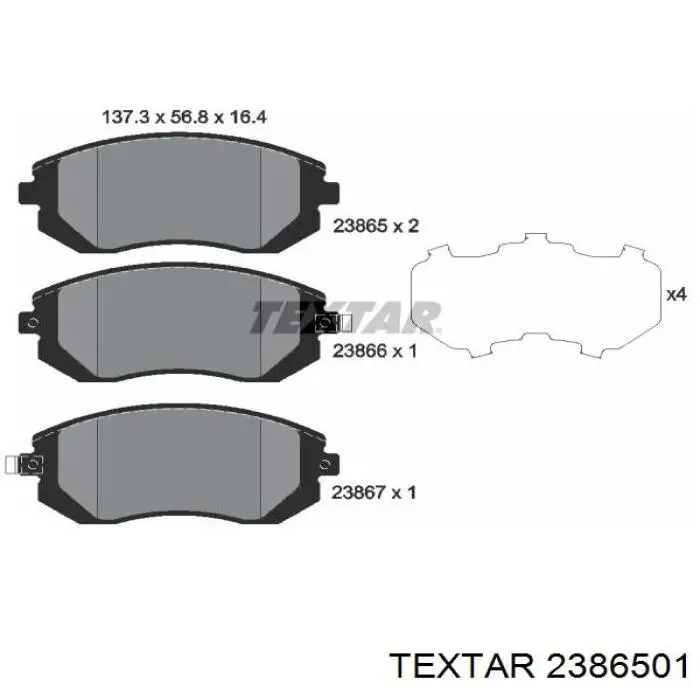 Pastillas de freno delanteras Subaru Impreza 3 GH