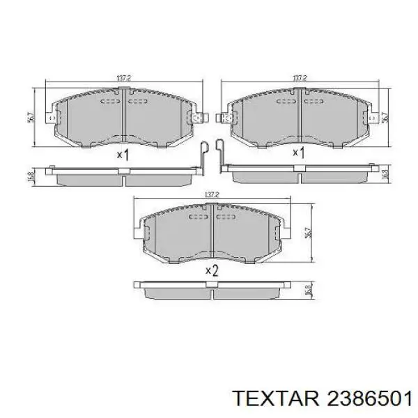 Pastillas de freno delanteras Subaru Impreza 3 GH