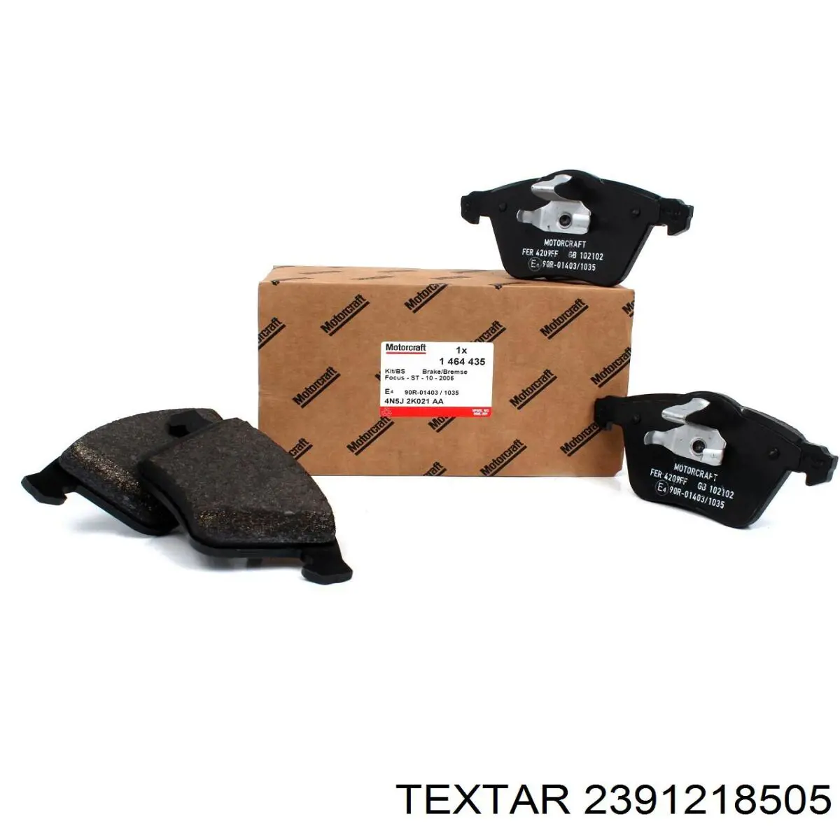 2391218505 Textar pastillas de freno delanteras