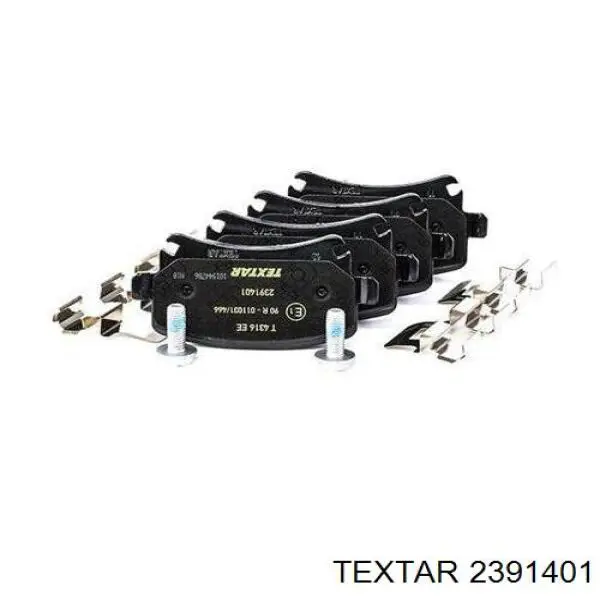 2391401 Textar Pastillas freno traseras