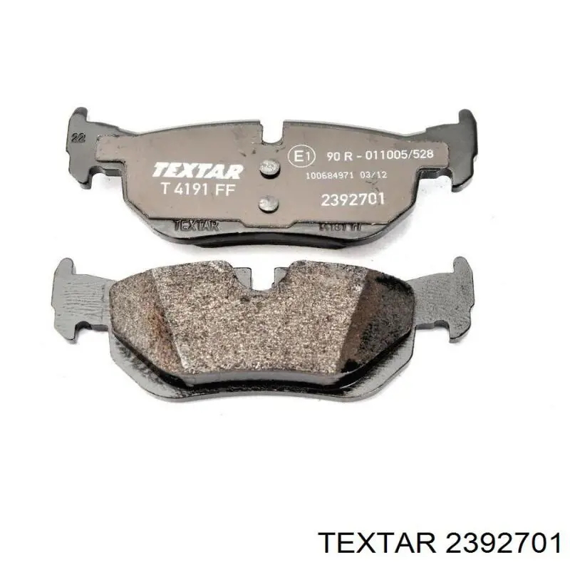 Comprar 2392701 Textar Pastillas de freno traseras