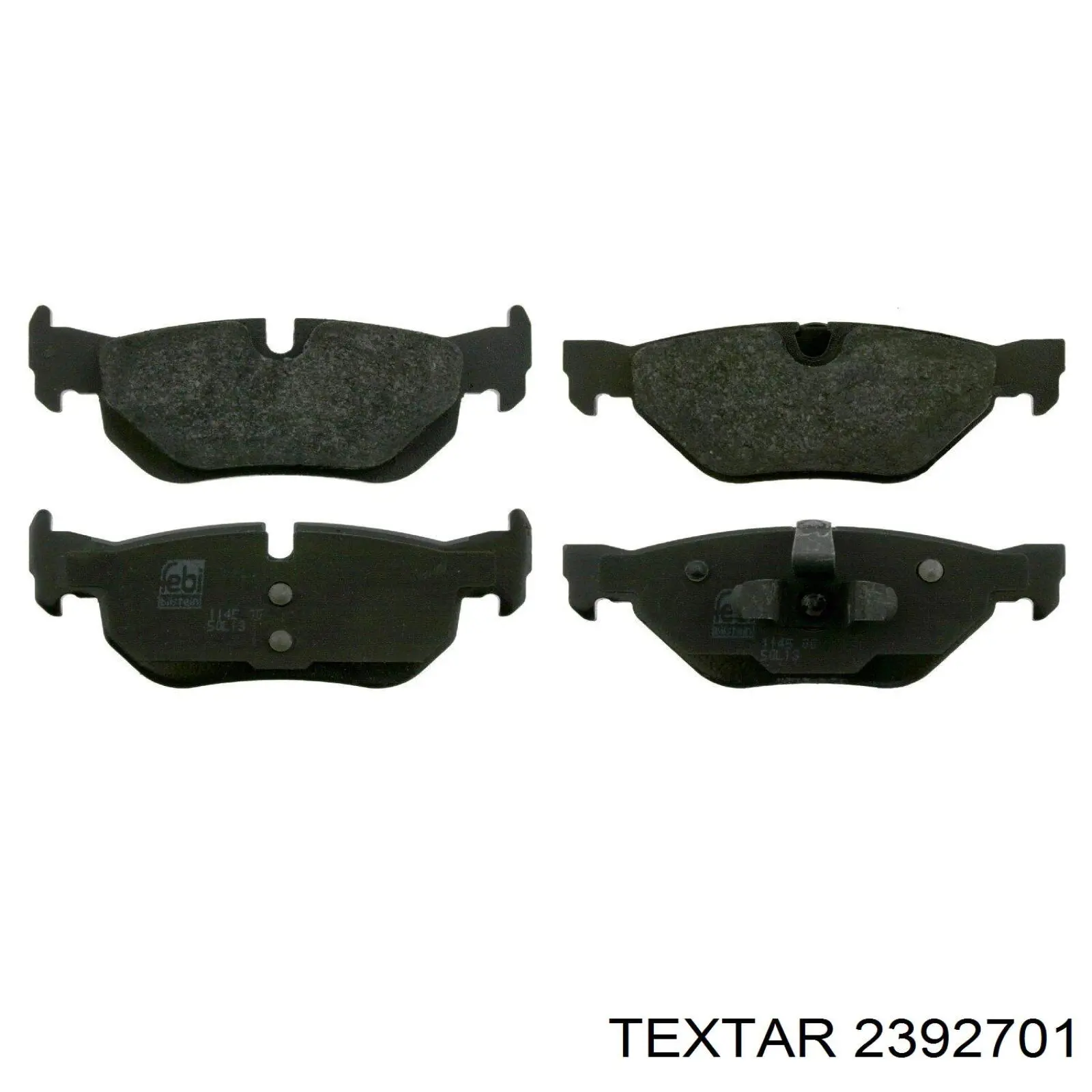 Pastillas traseras Textar 2392701