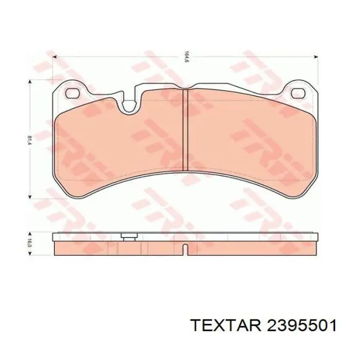 Pastillas freno delanteras Textar 2395501 precio, desde 51,32 EUR