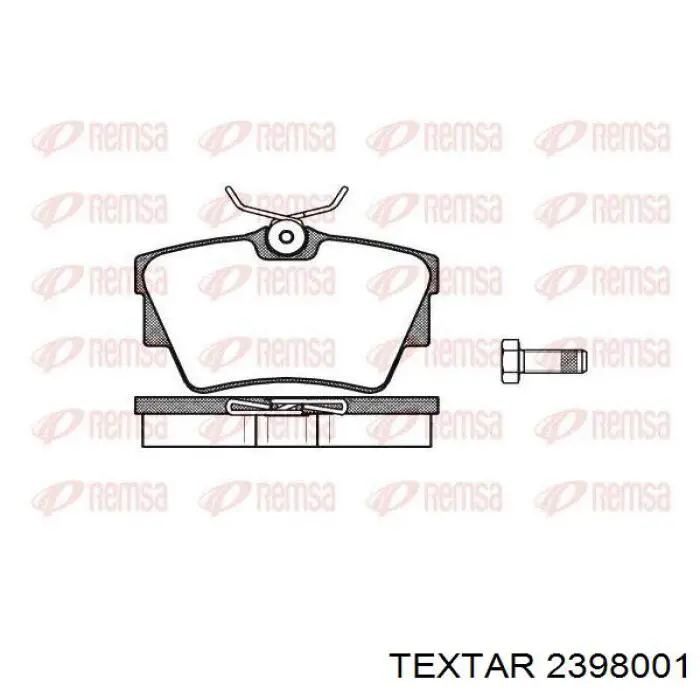 Pastillas traseras de freno Textar 2398001 precio, desde 20,36 EUR