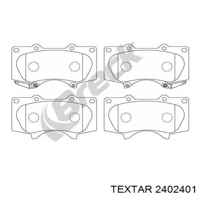 Pastillas freno delanteras Textar 2402401 precio, desde 28,11 EUR