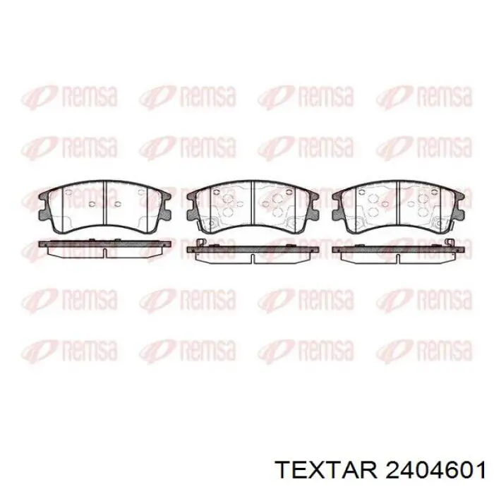 Pastillas freno delanteras Textar 2404601 precio, desde 26,54 EUR
