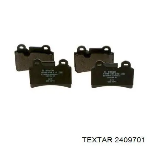 Comprar 2409701 Textar Pastillas de freno traseras
