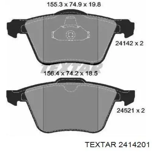 Comprar 2414201 Textar Pastillas delanteras de freno