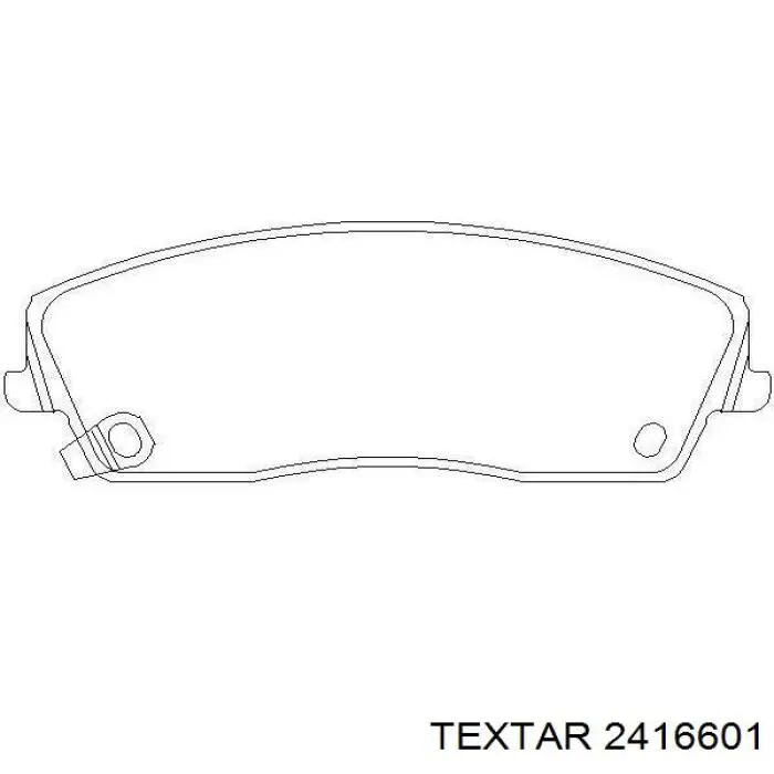 2416601 Textar pastillas de freno delanteras