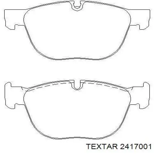 Pastillas freno delanteras Textar 2417001 precio, desde 41,18 EUR