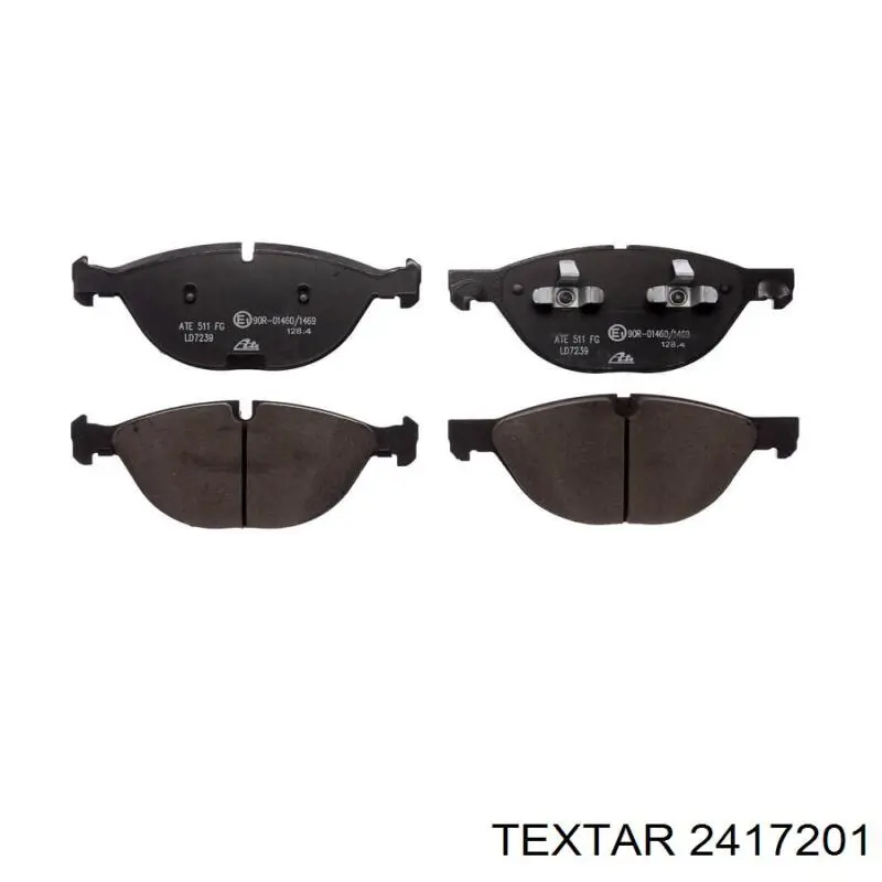 Pastillas freno delanteras Textar 2417201 precio, desde 47,21 EUR