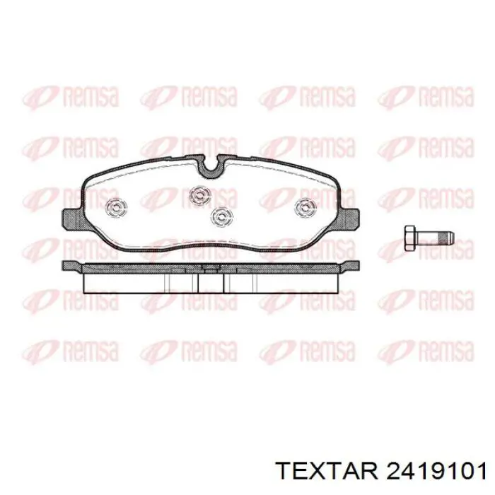 Pastillas freno delanteras Textar 2419101 precio, desde 31,38 EUR