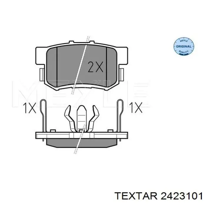 Pastillas traseras de freno Textar 2423101 precio, desde 29,54 EUR