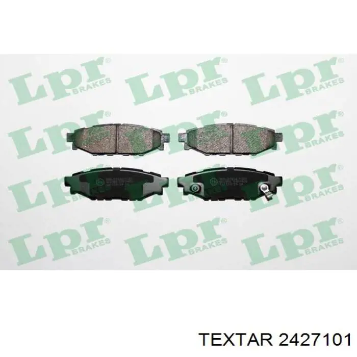 2427101 Textar Pastillas freno traseras