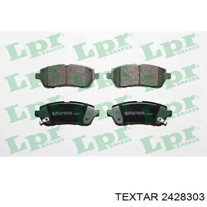 Pastillas de freno 2428303 Textar