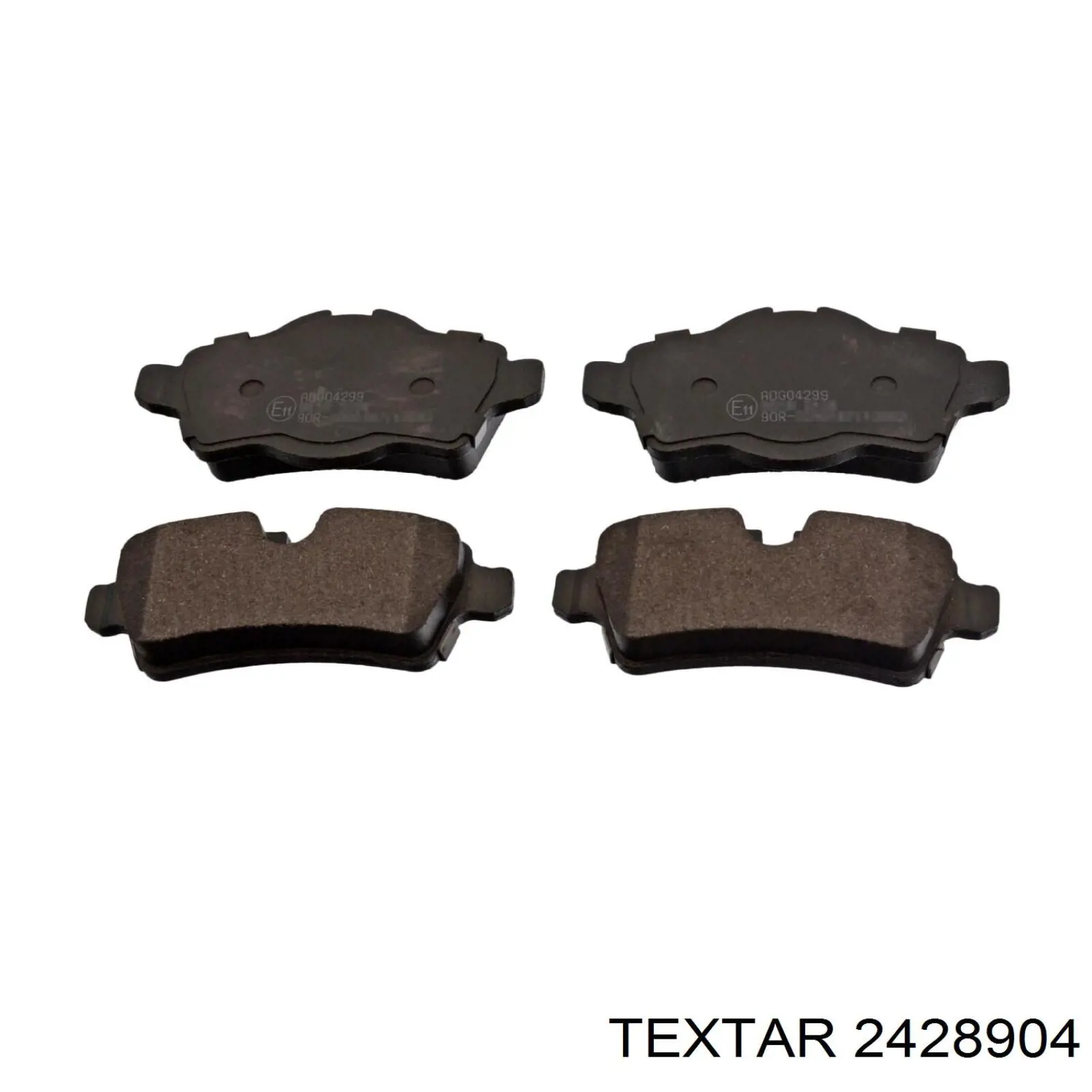 2428904 Textar pastillas de freno traseras