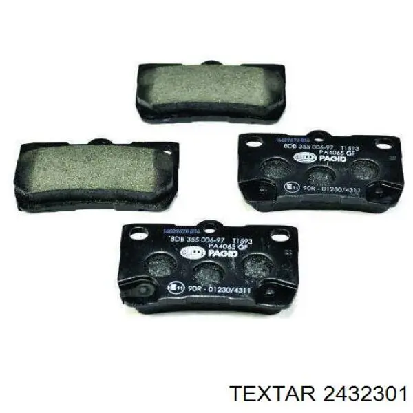 Comprar 2432301 Textar Pastillas de freno traseras