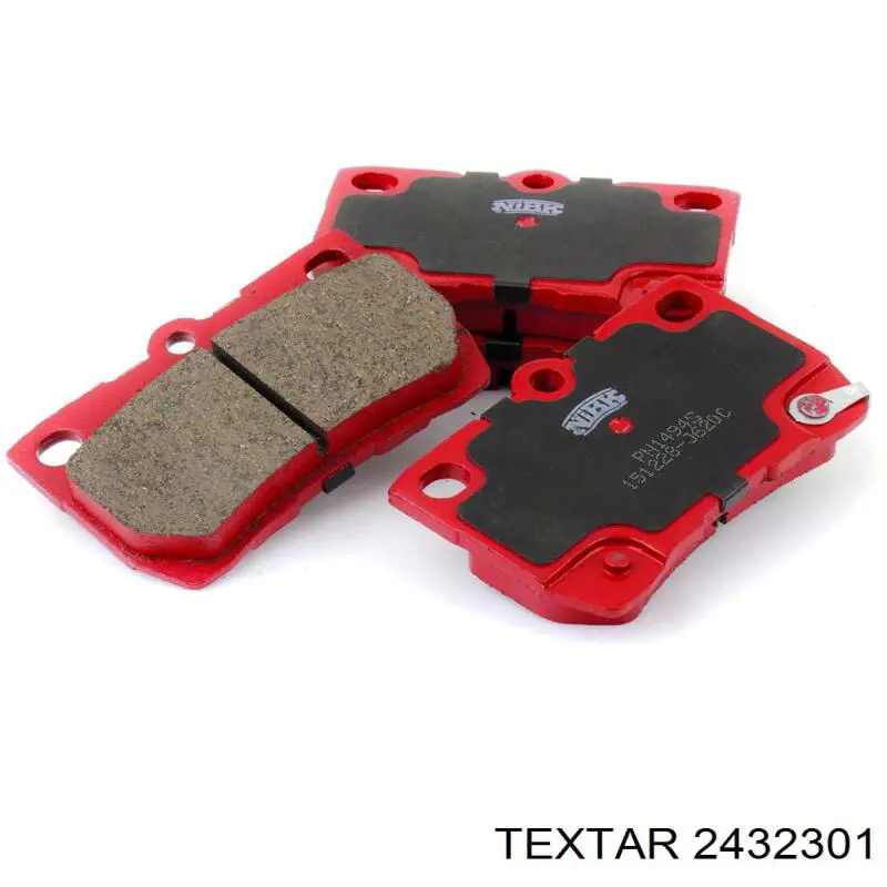 Pastillas de freno traseras 2432301 Textar