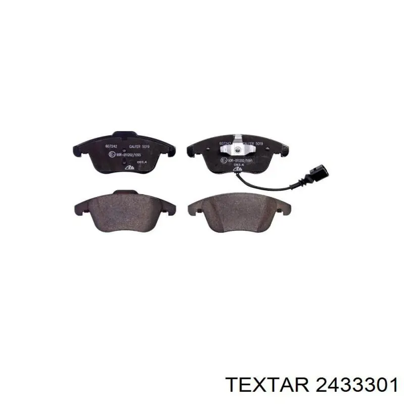 Pastillas freno delanteras Textar 2433301 precio, desde 32,43 EUR