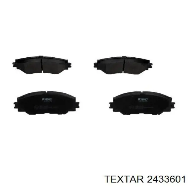 2433601 Textar Pastillas delanteras