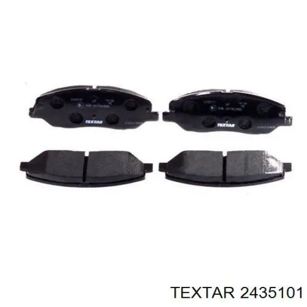 2435101 Textar Pastillas delanteras