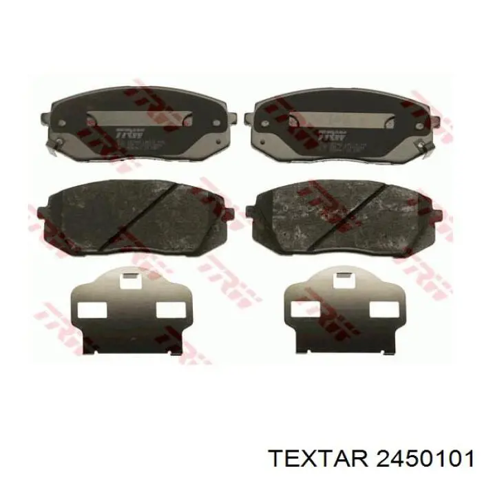 Pastillas freno delanteras Textar 2450101 precio, desde 39,20 EUR