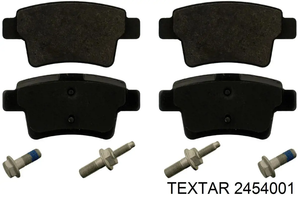 2454001 Textar pastillas de freno traseras