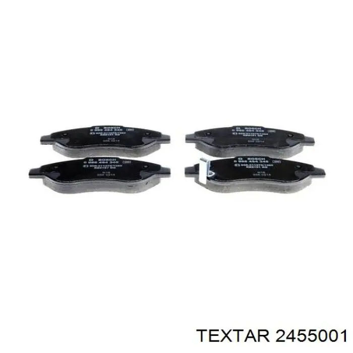 2455001 Textar Pastillas delanteras