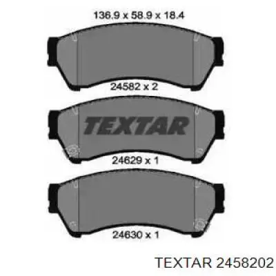 Pastillas de freno 2458202 Textar