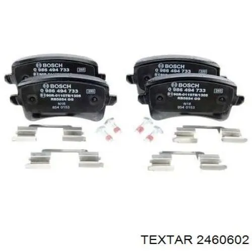 Pastillas traseras de freno Textar 2460602 precio, desde 31,03 EUR