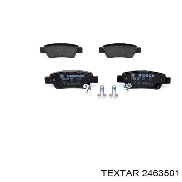 Pastillas traseras de freno Textar 2463501 precio, desde 28,00 EUR