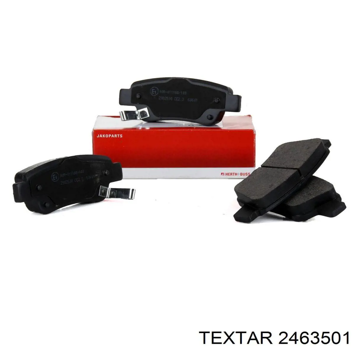 Pastillas de freno traseras 2463501 Textar