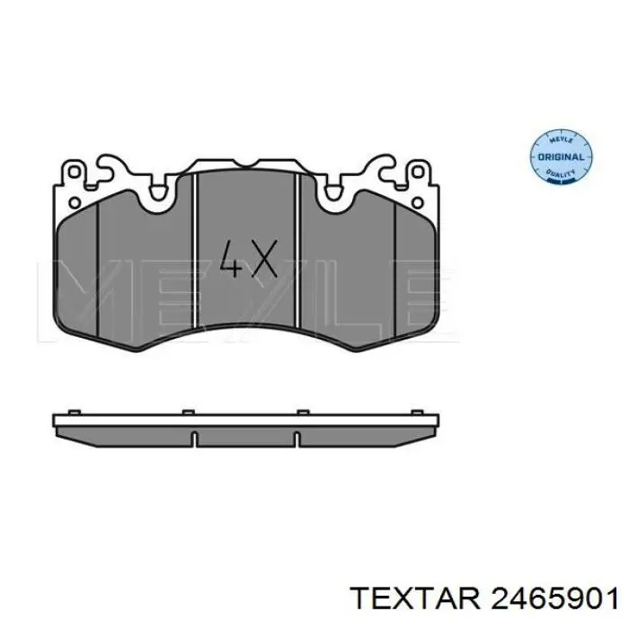 Pastillas freno delanteras Textar 2465901 precio, desde 46,43 EUR