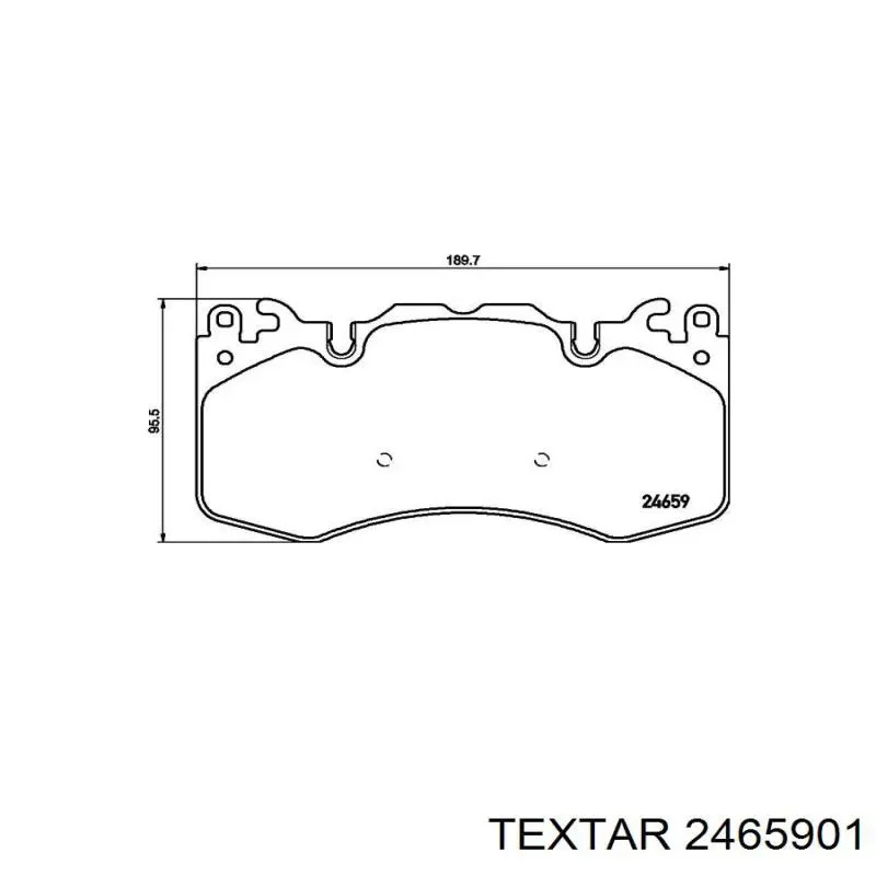 Comprar 2465901 Textar Pastillas delanteras de freno