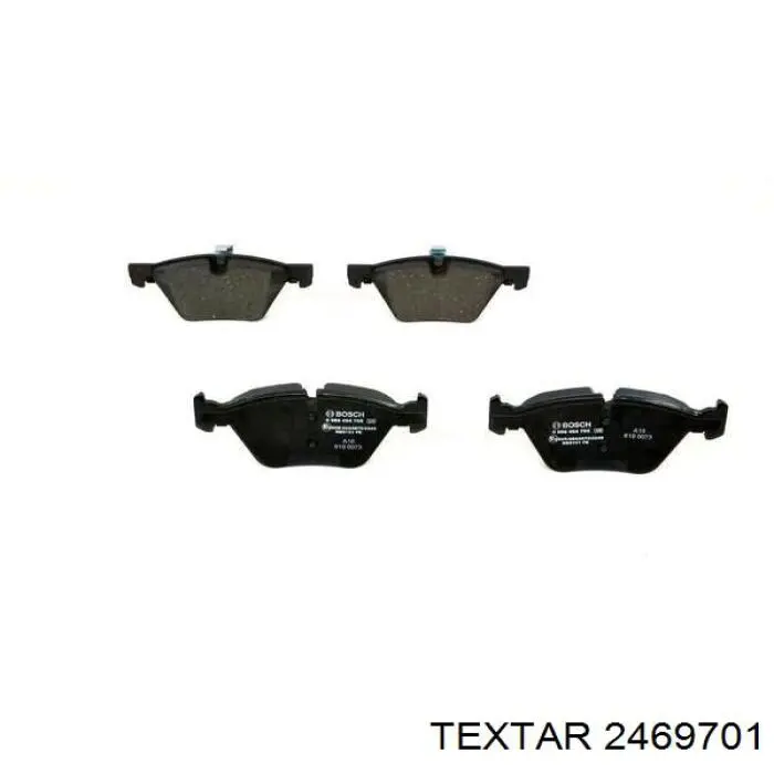 2469701 Textar Pastillas delanteras