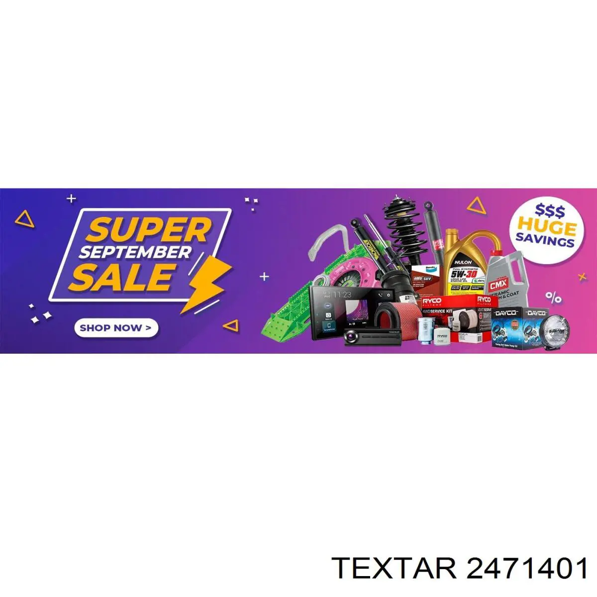 2471401 Textar pastillas de freno delanteras