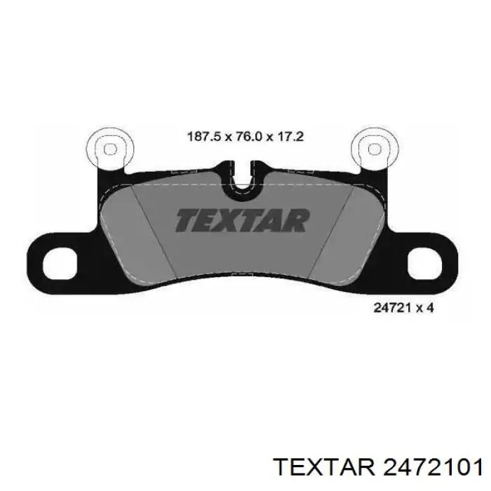Comprar 2472101 Textar Pastillas de freno traseras