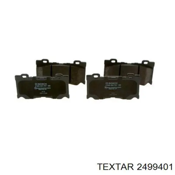 Comprar 2499401 Textar Pastillas delanteras de freno