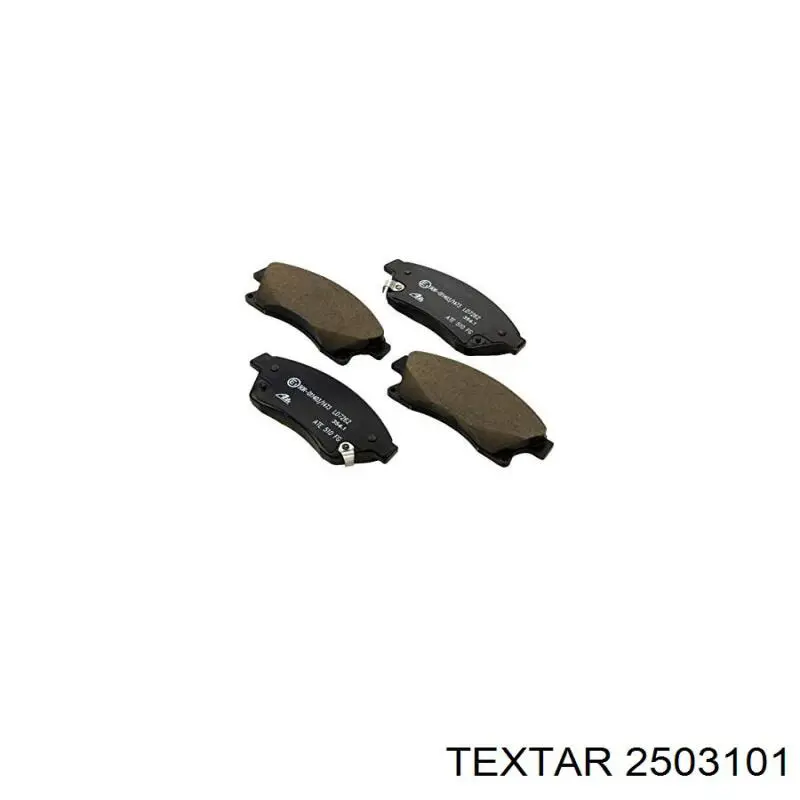 Comprar 2503101 Textar Pastillas delanteras de freno