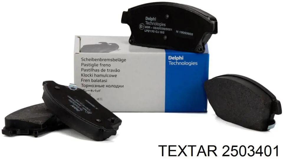 Comprar 2503401 Textar Pastillas delanteras de freno