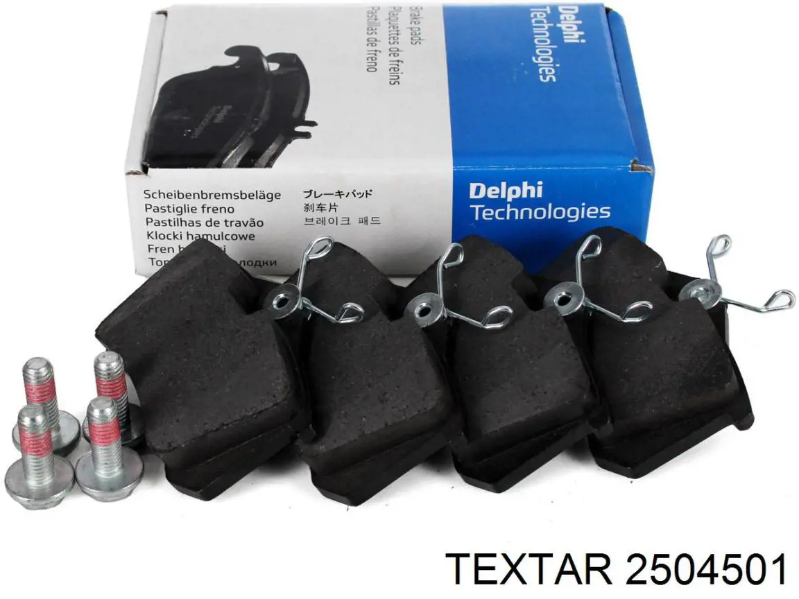 2504501 Textar Pastillas delanteras